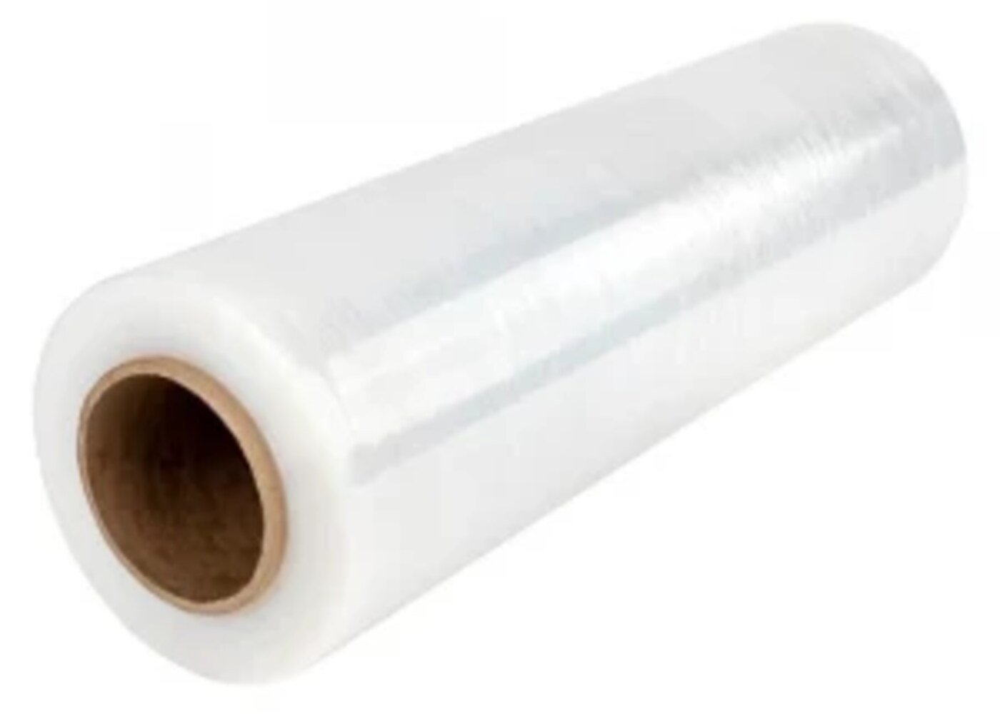Stretch wrap film rolls stacked, ready for dispatch